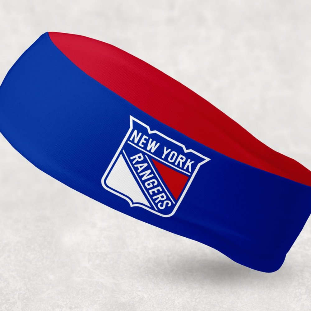 2 Pack - NEW - Reversible New York Rangers Headband NY Rangers Headband